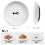 Oscar Classic Round Cat Dish