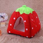 Strawberry House XL – Soft Pet Bed for Cats & Small Dogs